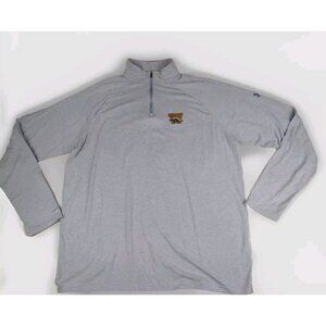 Western Michigan Broncos Under Armour Charged Loose Gray 1/4 Zip Pullover Shirt
